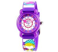 Montre enfant quartz etanche - Motif fille 3D - Violet Violet