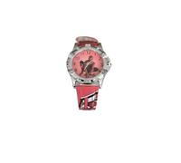 Montre - Enfant - Spider-Man - Cuir - Rouge - Cadran - Acier - Gris - 23 cm - 3,5 cm Diamètre