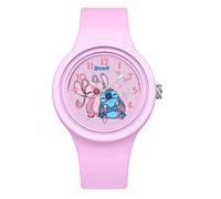 Montre Enfant Stitch Angel Rose - Apprentissage de l’heure ludique et confortable