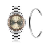 Montre et bracelet en argent Philipp Blanc Avenches ArgentÃ© 42 mm
