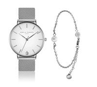 Montre et bracelet femme Amelia Parker Pure Argenté 38 mm
