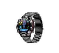 Montre ET482 Bluetooth - Sport/Musique - Ecran Tactile HD - bande d'acier noire