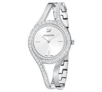 Montre Eternal, Fabriqué en Suisse, Bracelet en cristal, Ton argenté, Acier inoxydable OS