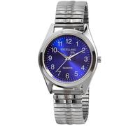 Montre - EXCELLANC - Excellanc - Boîtier 35 mm - Cadran bleu - Bracelet extensible acier inoxydable