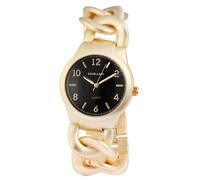Montre - EXCELLANC - Ligne signature - Doré - Cadran noir - 38 mm