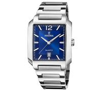 Festina Montre pour Homme F20677/3 on The Square Boîtier en Acier Inoxydable Gris Bracelet en Acier Inoxydable Gris