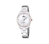 Lotus Montre Trendy 18795/1 Acier inoxydable Cadran blanc 31 mm Femme