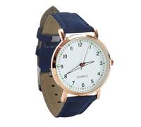 Montre Femme à Quartz analogique Fashion avec Bracelet en Cuir Montre-Bracelet Moderne Poignet Business Cristal Cadeau Aiguille 2025