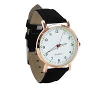Montre Femme à Quartz analogique Fashion avec Bracelet en Cuir Montre-Bracelet Moderne Poignet Business Cristal Cadeau Aiguille 2025