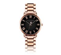 Montre femme Amelia Parker Grand Noir Link DorÃ© 36 mm