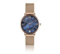 Montre femme Amelia Parker Petite Blue Mesh Doré 32 mm