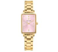 Montre Femme ARIANE Cadran Rose Bracelet Acier Doré