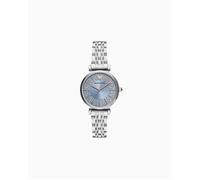 Emporio Armani Montre à deux aiguilles, en acier inoxydable, pour femme, AR11594