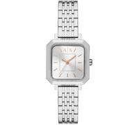 Armani Exchange Montre pour Femmes, Quartz Mouvement à Trois Aiguilles et boîtier de 27 mm avec Bracelet en Acier Inoxydable