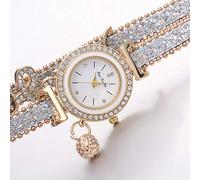 Montre Femme avec Bracelet en Cuir à Quartz Analogique, Montre Femme Pas Cher, Montre De ChaîNe Bracelet Enrouler Les Poignet, Movement Moderne Poignet, Cadeau pour La FêTe des MèRes