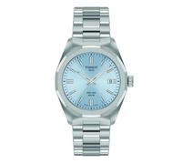 Montre femme bracelet acier - Tissot - Montre femme Tissot PRC100 Solar acier cadran bleu