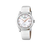 Candino Femmes Montre analogique Classic Elegant Montre en cuir de luxe blanc UC4736/1