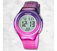 Montre Femme Calypso Caoutchouc Violet Rose Montre Numérique Calypso UK5841/6