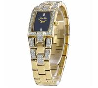 MONTRE FEMME Carpe Diem - Diotima-Black Plaquée or avec Zirconium