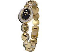 MONTRE FEMME Carpe Diem Tisiphone Black Plaquée or avec Zirconium