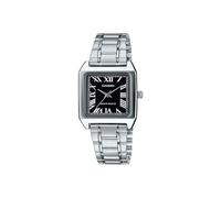 Casio Montre femme style vintage Collection LTP-V007D-1B Quartz Acier inoxydable Étanche aux éclaboussures