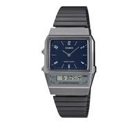 Montre Femme CASIO AQ-800EB-2AEF Acier Noir Bleu Chrono Alarm Vintage