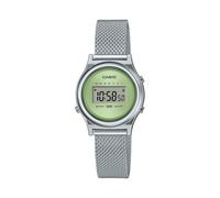 Montre Femme CASIO LA-700WEM-3AEF Acier Mesh Vert Chrono Alarm Vintage