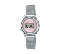 Montre Femme CASIO LA-700WEM-4AEF Acier Mesh Rose Chrono Alarm Vintage
