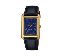 Montre Femme CASIO LTP-B165GL-2BVEF Cuir Noir Bleu D'or Vintage