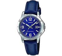 Casio Montre femme LTP-V004L-2BUDF Cuir Ø 35 mm Quartz Étanchéité 3 ATM