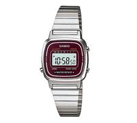 Montre Femme CASIO Vintage LA-670W-4 Acier Inoxydable Chrono Numérique