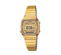 Montre Femme CASIO Vintage LA-670WG-9 Acier D'Or Chrono Classique Numérique