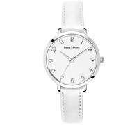Montre Femme - CHOUQUETTE - 046H600 - Cadran Blanc - Bracelet Cuir Blanc - Étanchéité 30m