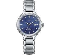 Montre Femme Citizen - EW2681-81L en Titane Gris - Cadran Bleu - Bracelet Titane - Eco-Drive - Etanche 10 ATM