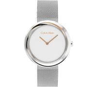 Montre Femme CK CALVIN KLEIN SCULPTURAL 25200011 Acier Inoxydable Mesh Blanc