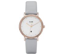 Montre Femme CLUSE MINUIT en Cuir Gris Etanche