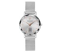 Montre Femme COEUR BATTANT Argenté Cadran Argenté Bracelet Acier milanais Argenté 14 MM