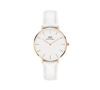 Montre Femme - DANIEL WELLINGTON - DW00100189 - 32 mm - Cuir - Quartz - Blanc