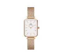 Montre Femme - DANIEL WELLINGTON - QUADRO - Acier Rose - Boîtier Rectangulaire - Style Chic