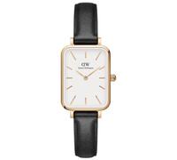 Montre Femme - DANIEL WELLINGTON - Quadro Sheffield - Cuir Noir - Quartz - Analogique