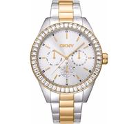 Dkny Nolita Multi Glitz 40 Mm Woman Watch Doré Femme