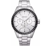Dkny Nolita Multi Glitz 40 Mm Woman Watch Argenté Femme