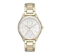 Dkny Rockaway Femme 36mm Bracelet Acier Inoxydable Doré Quartz Montre Ny2660 Doré