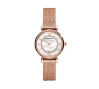 Montre Femme - EMPORIO ARMANI - Acier Rose - Quartz - Analogique - Chic