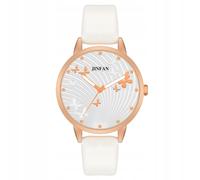 MONTRE FEMME ÉQUIPÉE ÉLECTRICITÉ Papillons BLANCS Quartz LECTURE CLAIRE