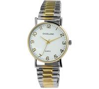 Montre femme - EXCELLANC - Excellanc - Bracelet acier extensible - Bicolore argent et doré - Boîtier 37 mm
