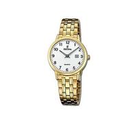 Festina Montre Femme F20514/1 – Acier inoxydable 316L doré, Quartz, Verre minéral, 5 ATM, Calendrier