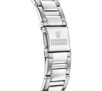Festina Montre femme F20606/2 – Acier inox 316L argenté, Chronographe, 10 ATM, Cadran blanc