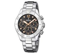 Montre Femme Festina En Acier Inoxydable Argentée Festina Boyfriend UF20603/6
