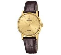 Montre Femme - Festina - F200172 - Quartz - Cuir - Doré Marron - Classique